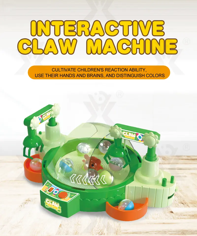 Interactive Claw Machine Toy, Music Lights Effect · TV10007 · detail image 1 of 8