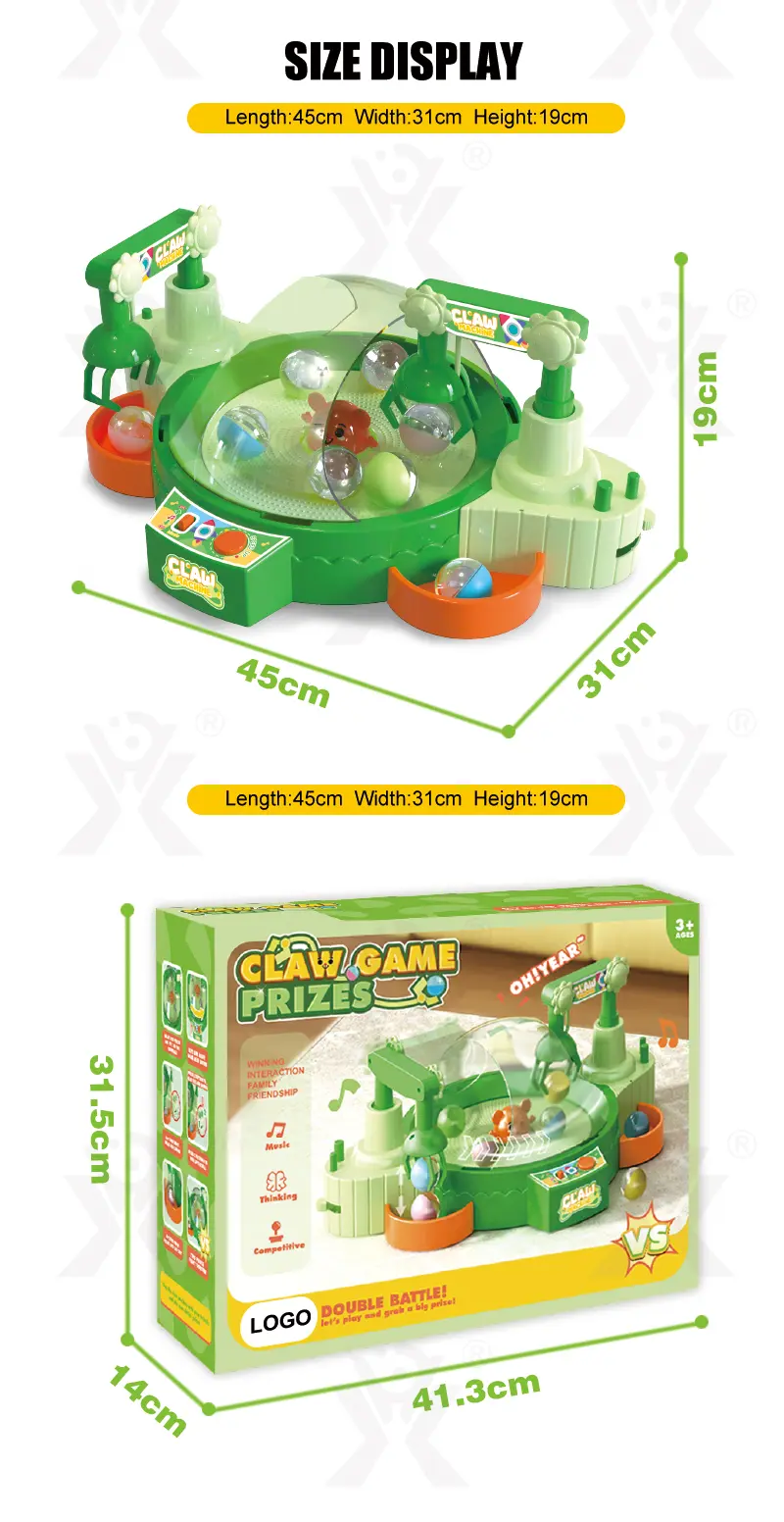 Interactive Claw Machine Toy, Music Lights Effect · TV10007 · detail image 8 of 8