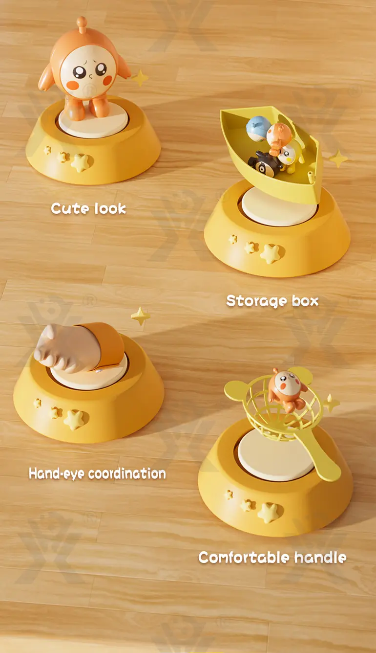 Bouncing and Catching Game Toy, Egg Party Theme · TV10005 · detail image 2 of 9
