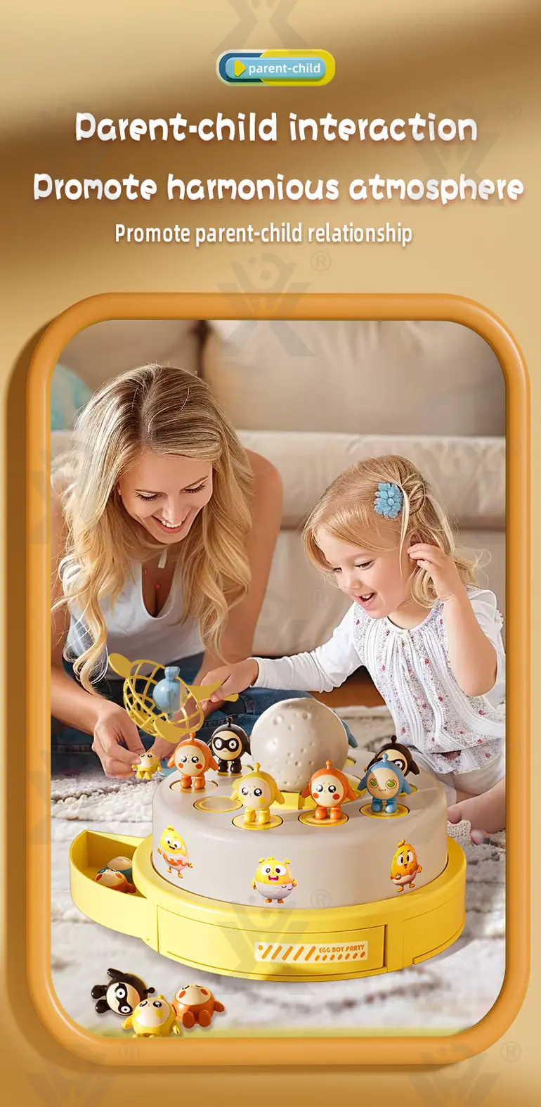 Bouncing and Catching Game Toy, Egg Party Theme · TV10005 · detail image 5 of 9