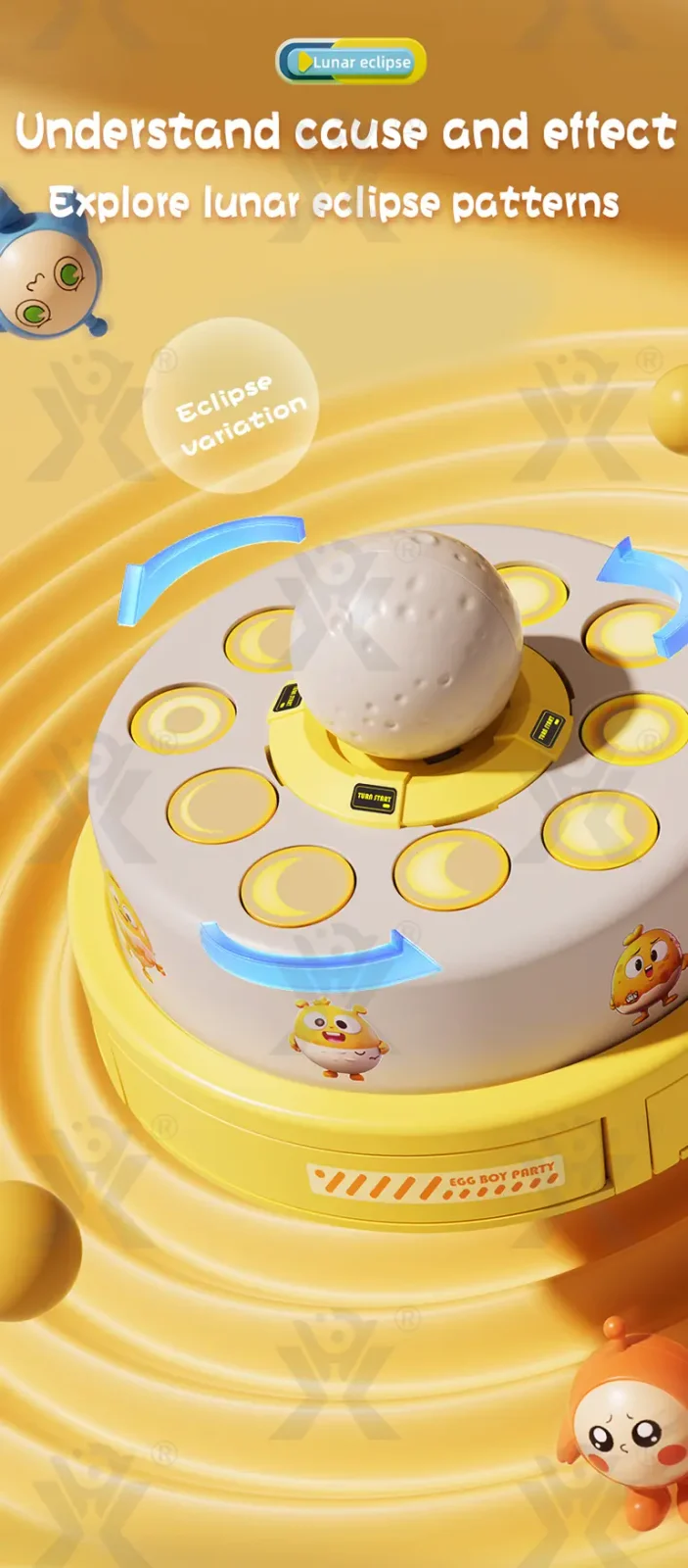 Bouncing and Catching Game Toy, Egg Party Theme · TV10005 · detail image 6 of 9