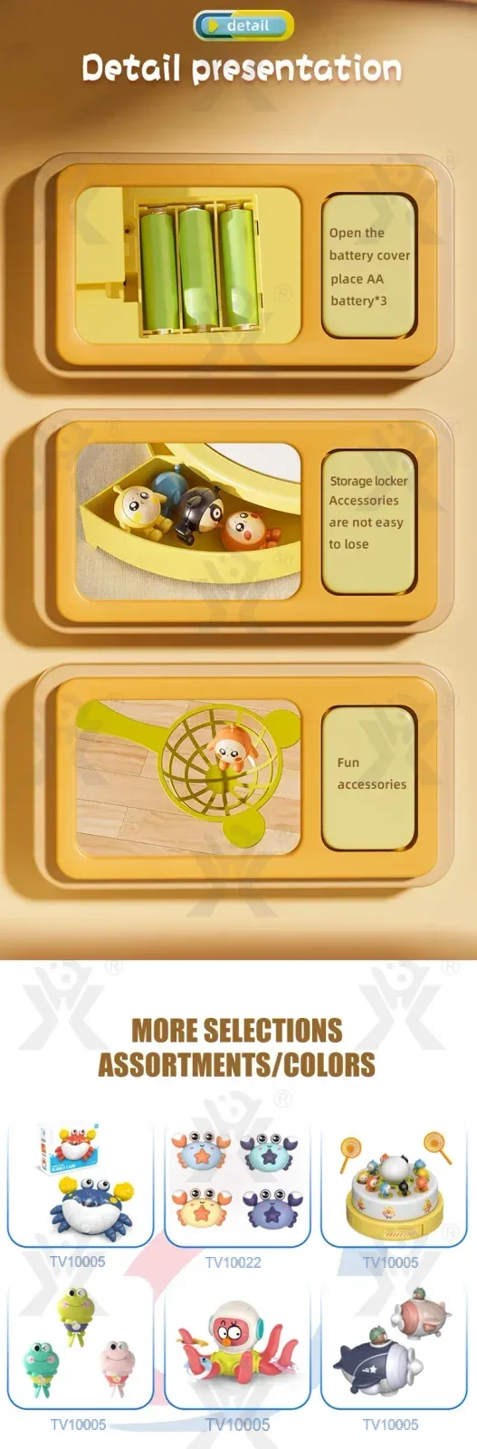 Bouncing and Catching Game Toy, Egg Party Theme · TV10005 · detail image 8 of 9