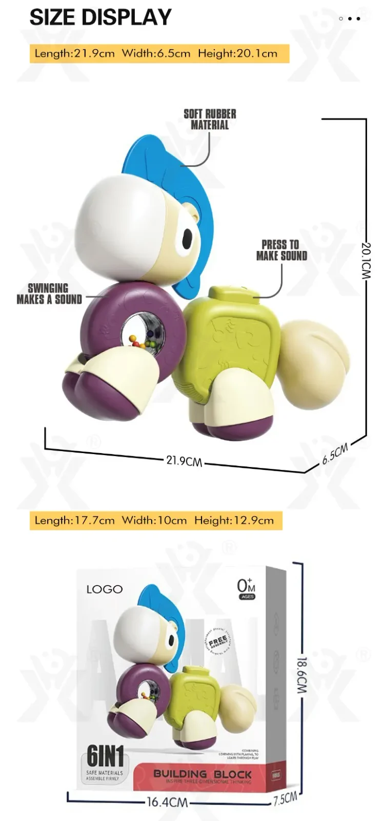 Modular Horse Block Toy · TV10021 · detail image 9 of 9