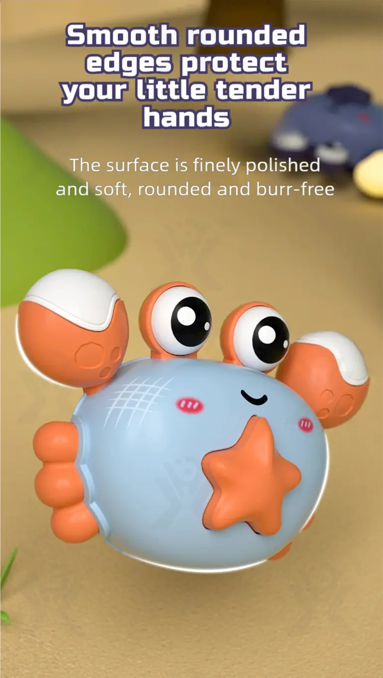 Press Activated Crab, LED Lights · TV10022 · detail image 5 of 7